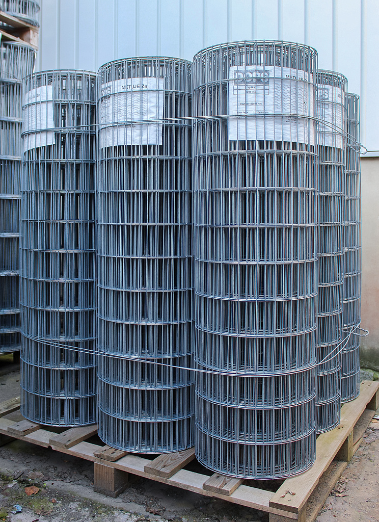 Treillis soudé galvanisé Metuje - galvanisé - hauteur 120 cm, maille 100*50 mm, rouleau 25 m