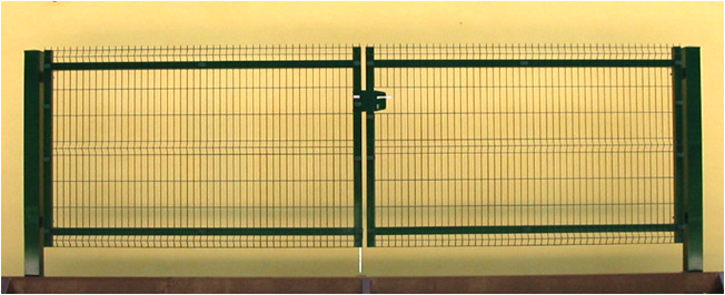 Portail à double battant 3D 4150x1530