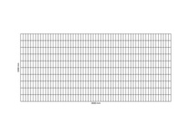 Filet de gabion 3000x1000 mm, maille 50x100 mm