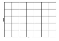 Filet de gabion 700x500 mm, maille 100x100 mm
