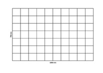 Filet de gabion 1000x700 mm, maille 100x100 mm