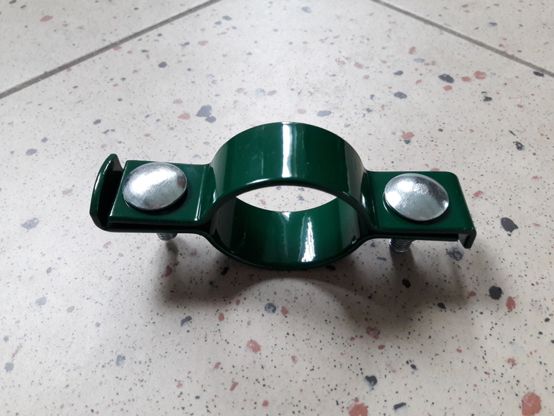 Porte-panneau 3D pour poteau rond - vert continu