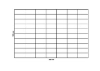 Filet de gabion 700x500 mm, maille 100x50 mm