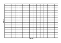 Filet de gabion 1500x1000 mm, maille 100x50 mm