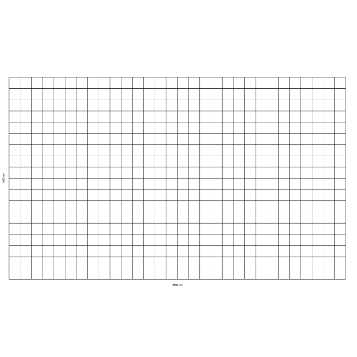Filet de gabion 3000x1800 mm, maille 100x100 mm