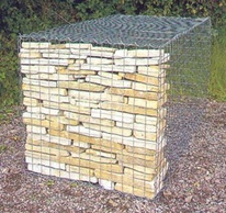 Gabion 1000x1000x1000 mm, maille 100x100 mm