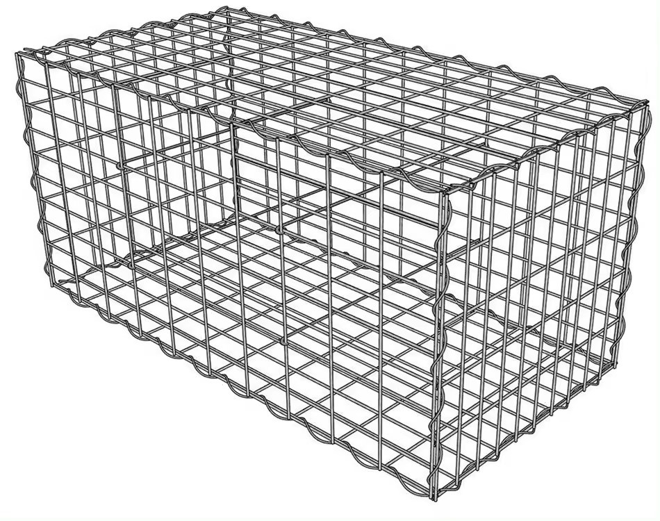 Gabion 1000x500x500 mm, maille 100x50 mm