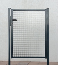 Portail de jardin 940x1460 anthracite - gauche