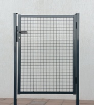Portail de jardin 940x1460 anthracite - gauche