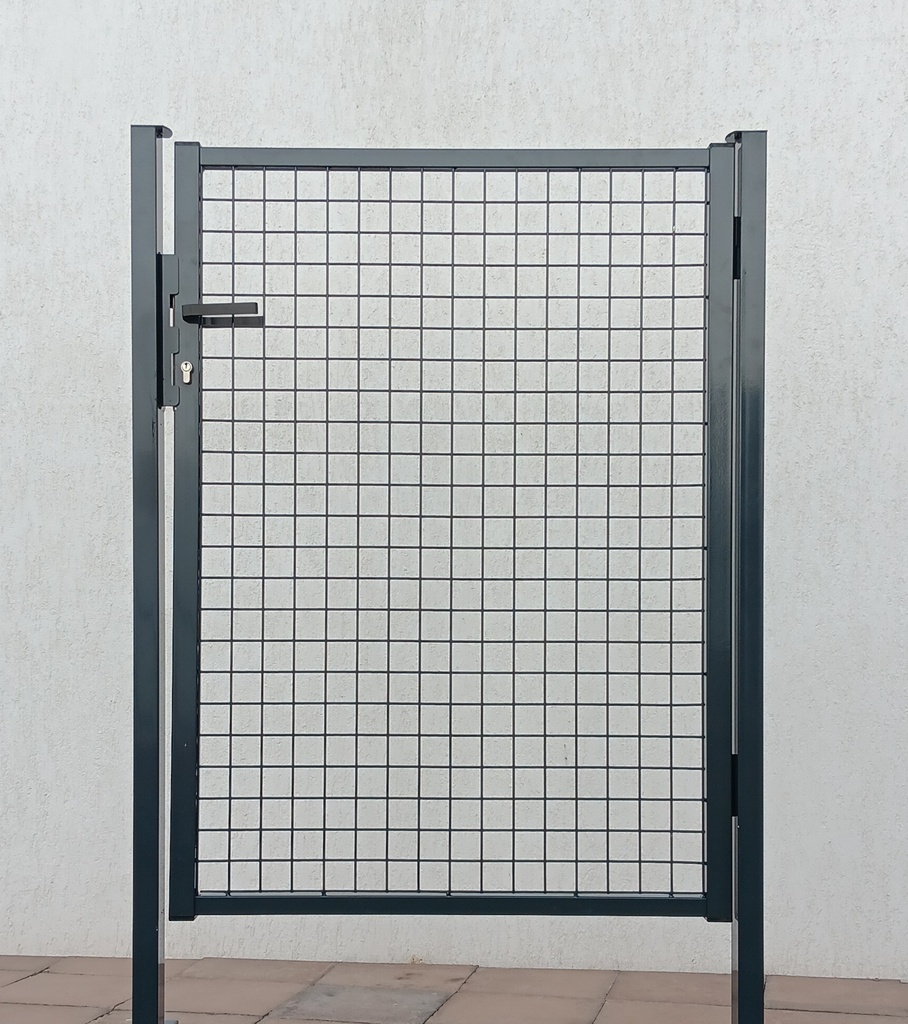 Portail de jardin 940x1560 anthracite - gauche