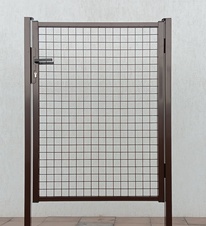 Portail de jardin 940x1210 marron - gauche