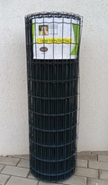 Treillis soudé plastifié Metuje - anthracite - hauteur 120 cm, maille 100*50 mm, rouleau 25 m