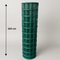 Treillis soudé plastifié Metuje - vert - hauteur 150 cm, maille 100*50 mm, rouleau 25 m