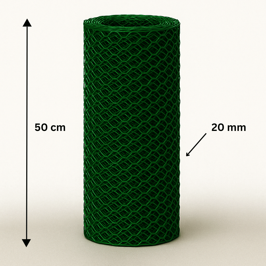 Maille poplastic hexagonale 20/1.0/500/10m