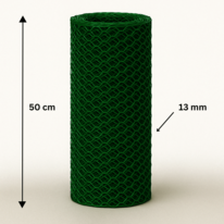 Maille hexagonale plastifiée 13/1.0/500/10m