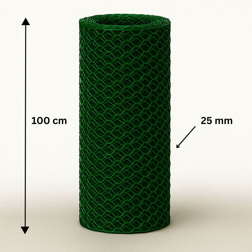 Filet poplast hexagonal 25/1.0/1000/25m
