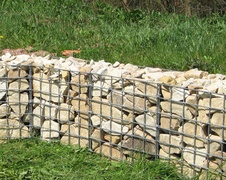 Filet de gabion 500x500 mm, maille 100x100 mm