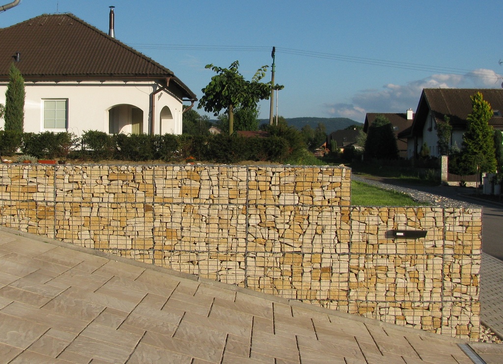 Filet de gabion 1000x700 mm, maille 100x50 mm