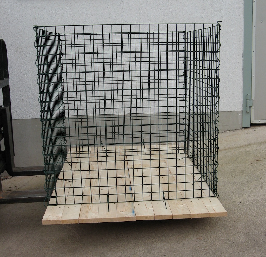 Composteur vert 1x1x1m