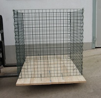 Composteur vert 1x1x1m