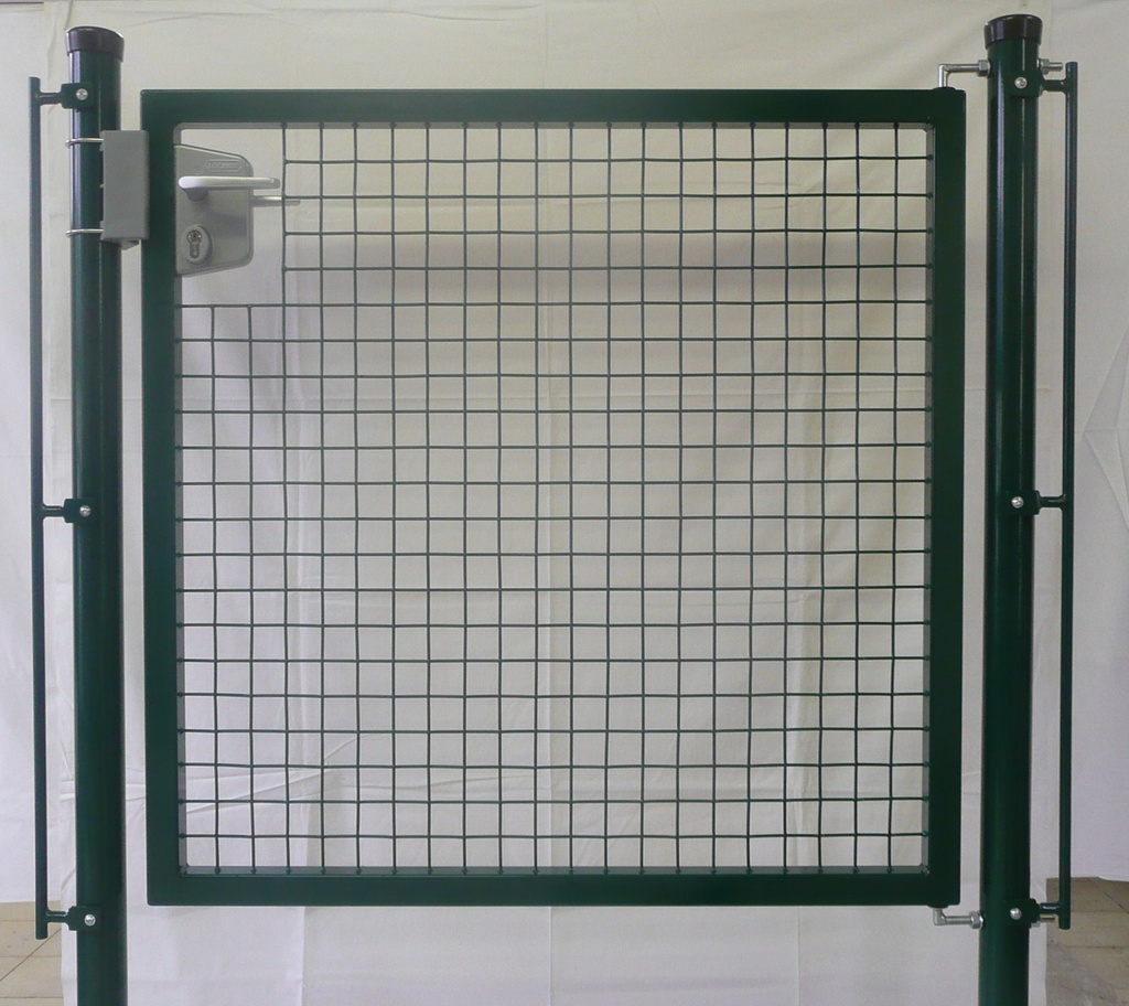 Portail DOPS à un vantail 1120x1250 - vert