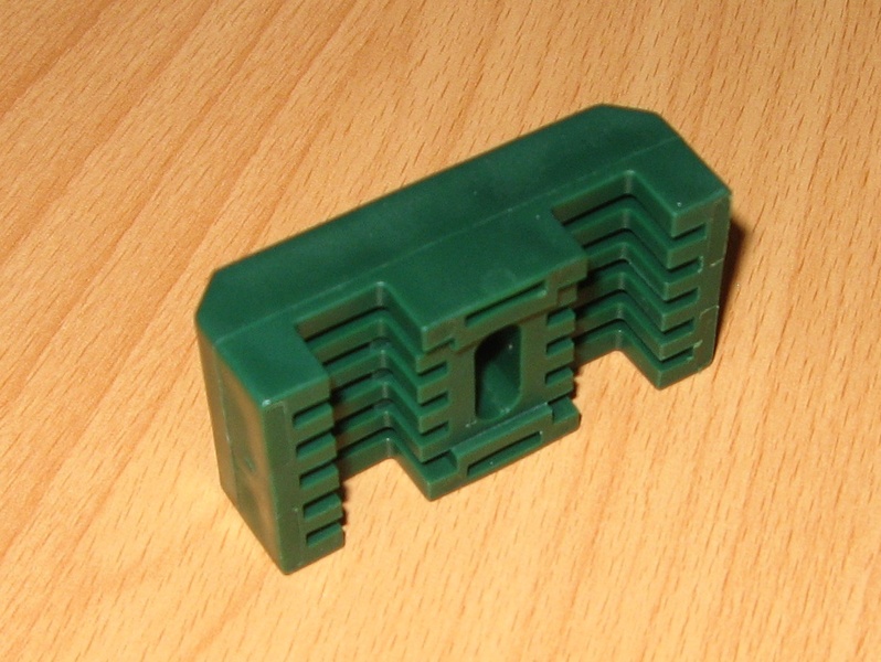 Pince 3D - plastique vert 
