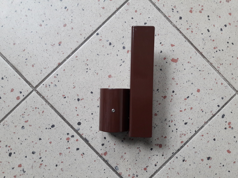 Support de plaque de sol - simple face 48 - marron