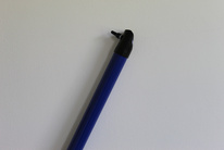 Supports verticaux plastifiés bleu 38/1500